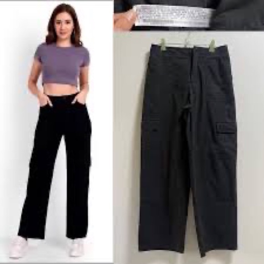 ZARA NWT COTTON CARGOS PANTS